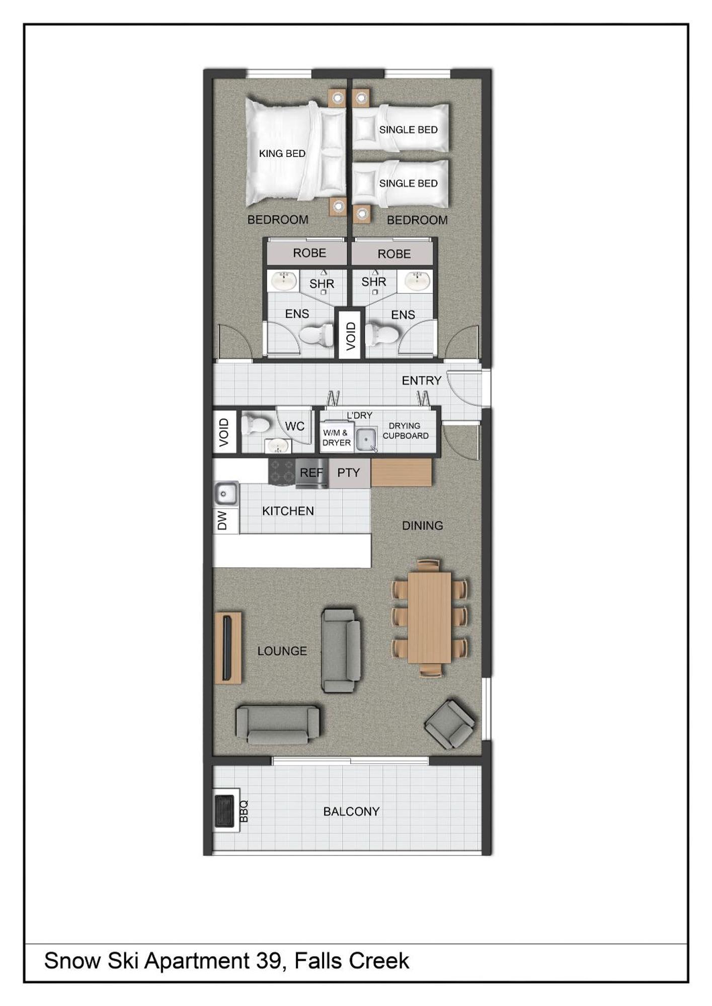 Snow Ski Apartments 39 Falls Creek Extérieur photo